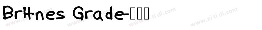 Britnes Grade字体转换